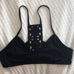 L*Space black bikini top